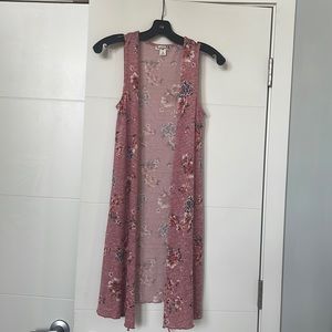 Girls Knit Works long vest size M